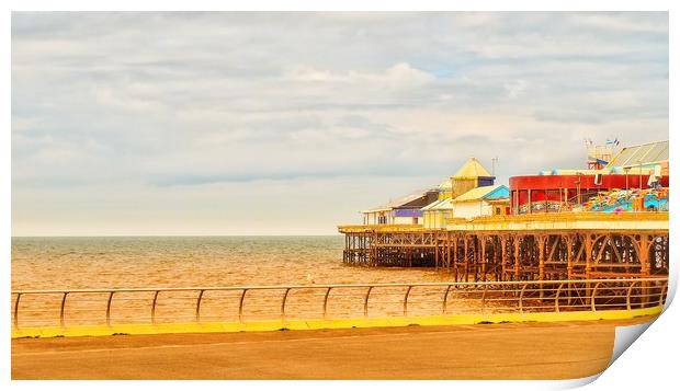 Blackpool,Central Pier   Print by Victor Burnside