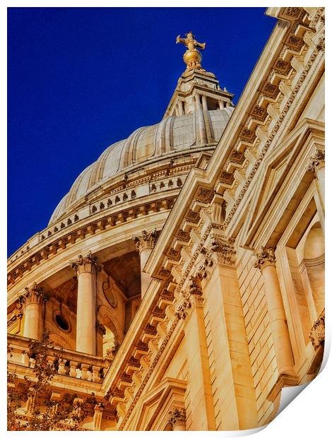          St Pauls Cathedral                        Print by Victor Burnside
