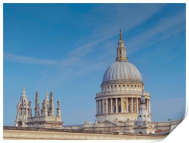 St Pauls Cathedral  Print by Victor Burnside