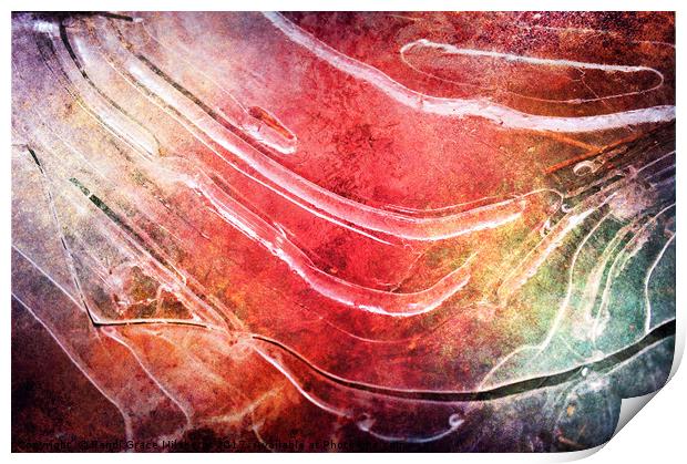 Colorful Lines Print by Randi Grace Nilsberg
