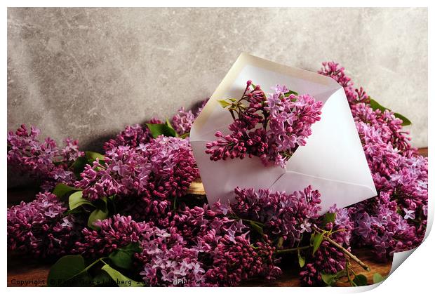 Sending You Lilacs Print by Randi Grace Nilsberg