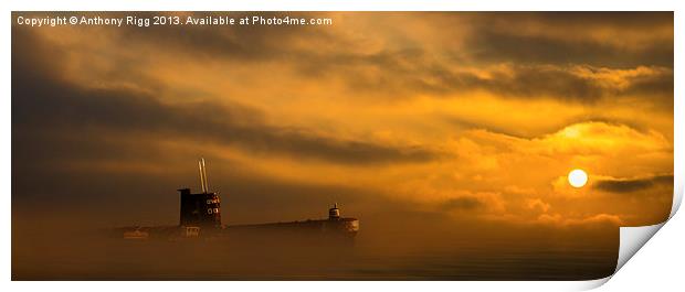 Russian Sub Print by Anthony Rigg