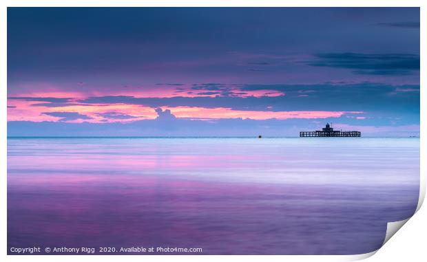 Herne Bay Pier Print by Anthony Rigg