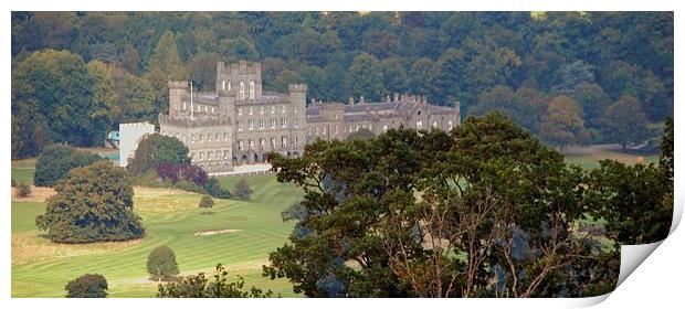 Taymouth Castle Perthshire Print by Kenny McNab