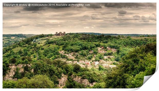 View From Heights Of Abraham Print by rawshutterbug 