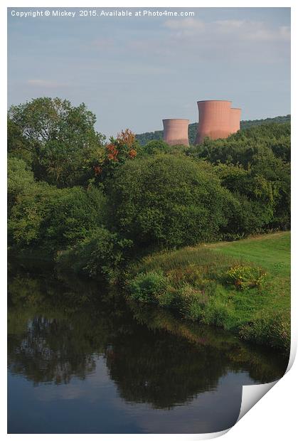 The Ironbridge Power Station Print by rawshutterbug 