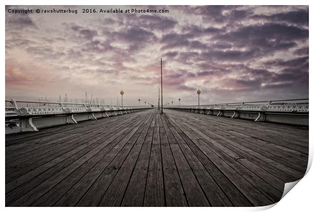 Princess Pier Torquay Print by rawshutterbug 