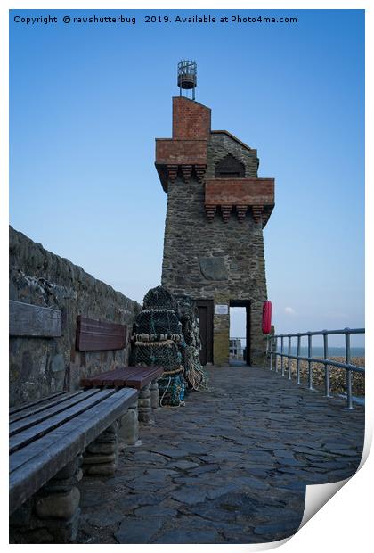 Rhenish Tower At The Lynmouth Pier  Print by rawshutterbug 