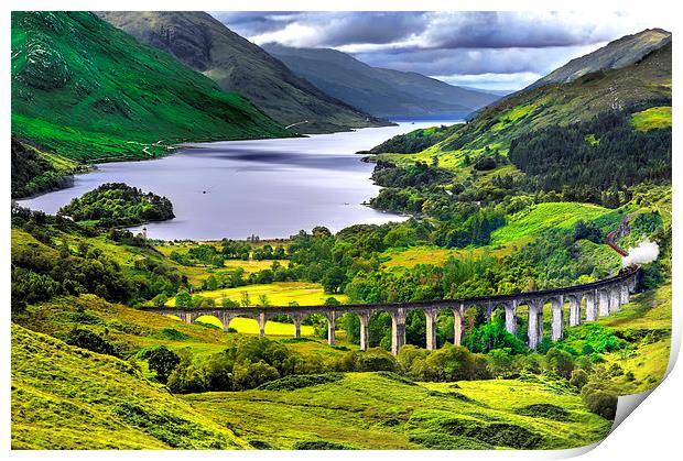  Glenfinnan Viaduct Print by Nigel Lee