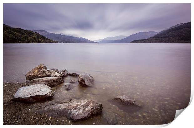  The quite Loch Print by adam rumble