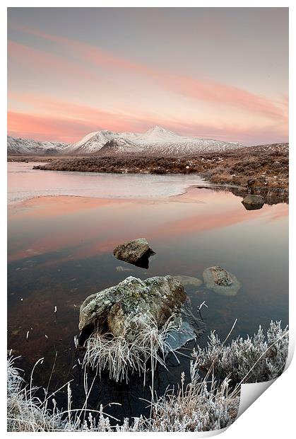 Majestic Winter Sunrise Print by Robert Strachan