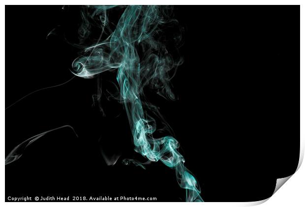 Smoke Art 002 Print by Judith Head