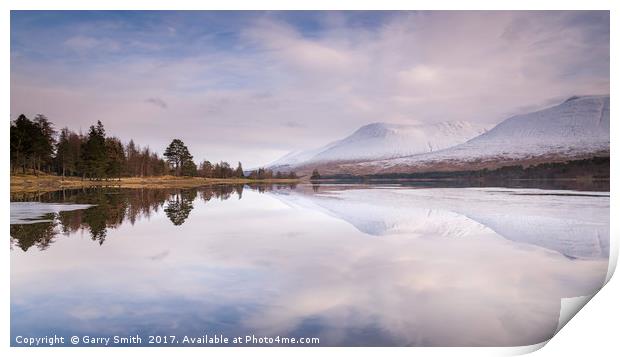 Loch Tulla Reflections. Print by Garry Smith