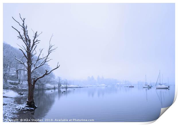 Windermere Dawn Print by Mike Stephen