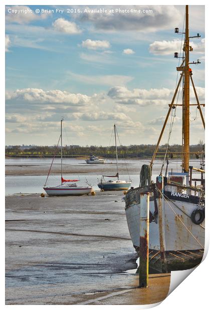 Across the Bow Print by Brian Fry