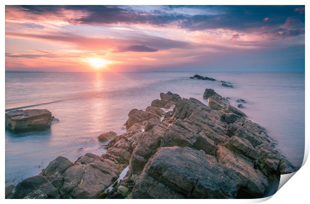 Peveril Point, Dorset Print by Kevin Browne