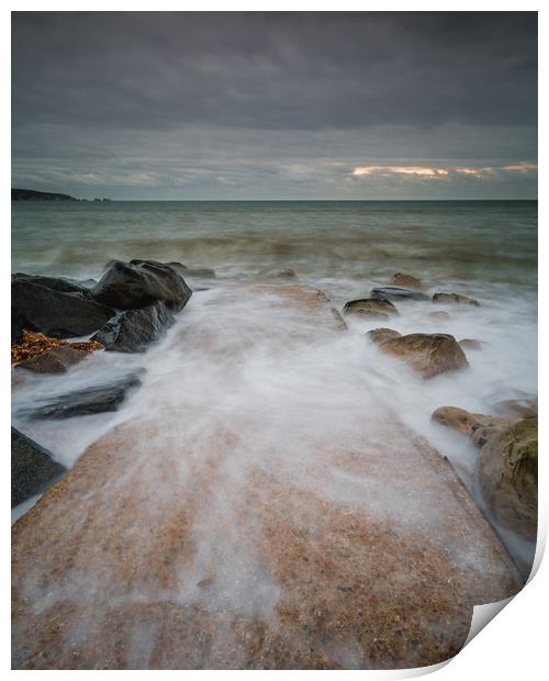 Stormy Solent Print by Kevin Browne