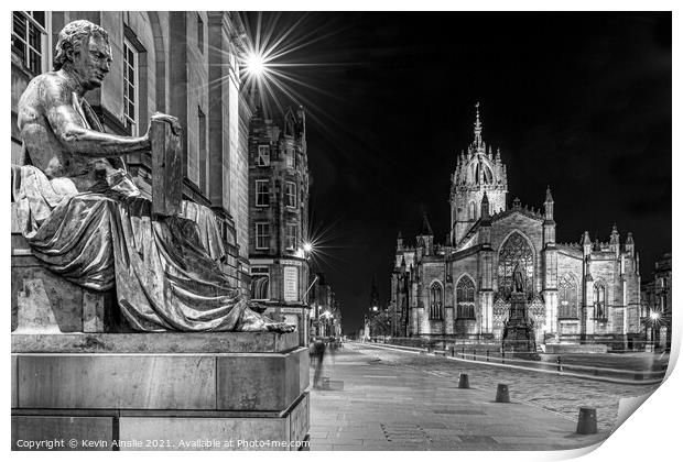 St Giles Cathedral  Print by Kevin Ainslie