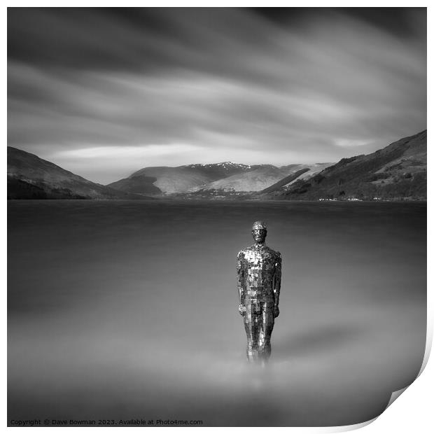Mirror Man Print by Dave Bowman
