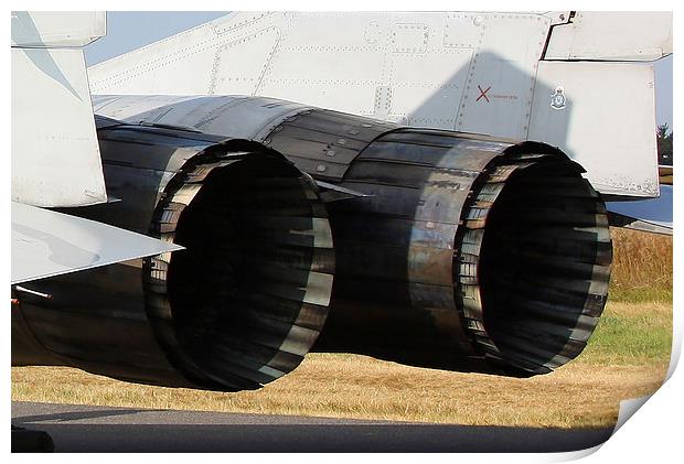  The business end of a Slovakian MiG 29 UBS Print by Peter Hart