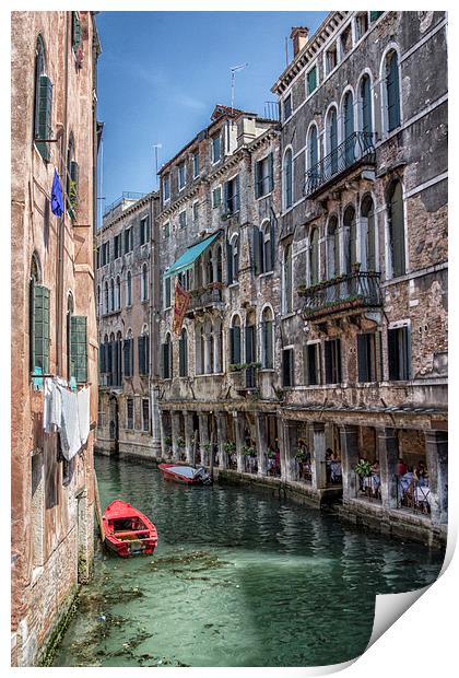  Venice Canal Print by Sarah Pymer