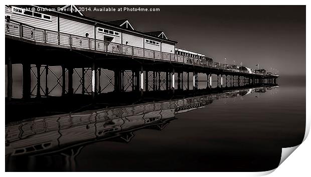 The Pier Print by Graham Beerling