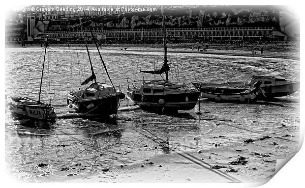 Beached Boats Print by Graham Beerling