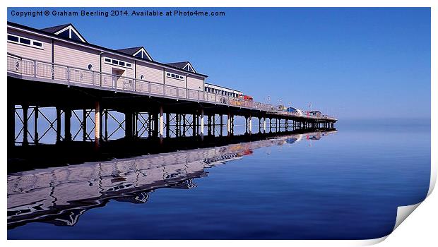 The Pier in Colour Print by Graham Beerling