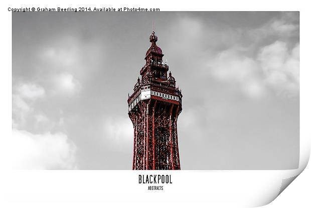 Blackpool Abstracts Print by Graham Beerling