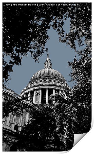  St Paul's Cathedral Print by Graham Beerling
