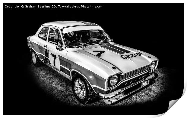 Castrol GTX Sports Print by Graham Beerling