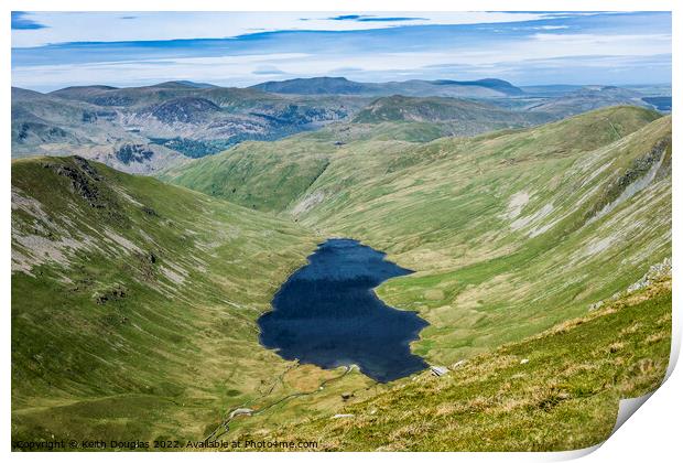 Hayeswater in the Lake District Print by Keith Douglas