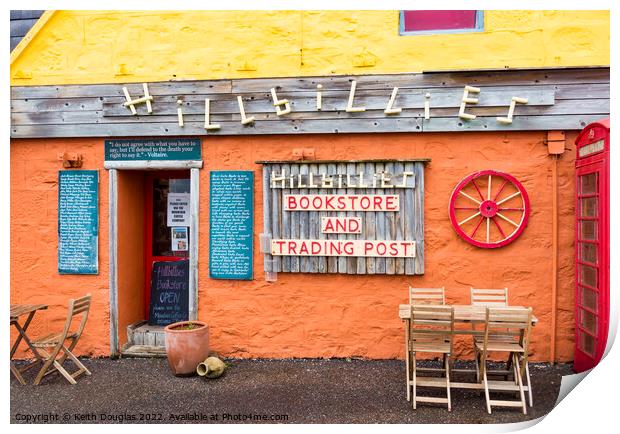 Hillbillies Bookstore and Trading Post Print by Keith Douglas