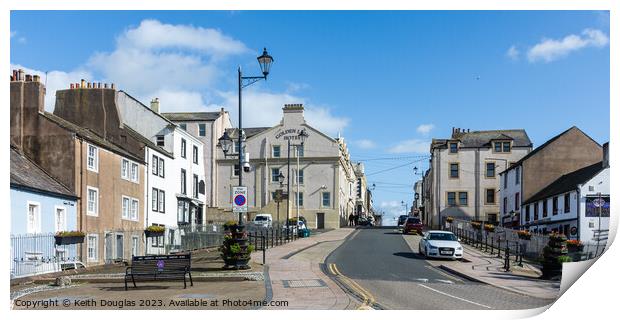 Senhouse Street, Maryport Print by Keith Douglas