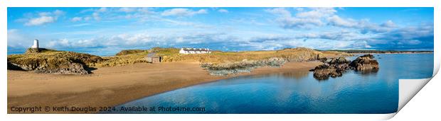 Llanddwyn Island, Anglesey - Panorama Print by Keith Douglas