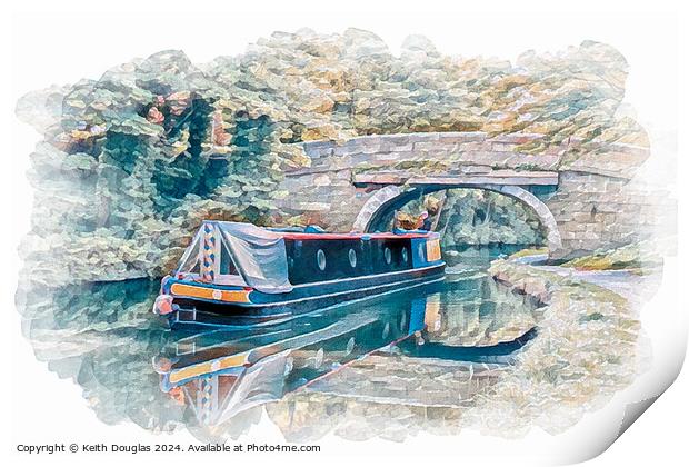Bridge 119, Lancaster Canal Print by Keith Douglas