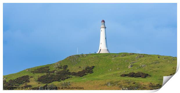 The Hoad Monument, Ulverston (panorama) Print by Keith Douglas