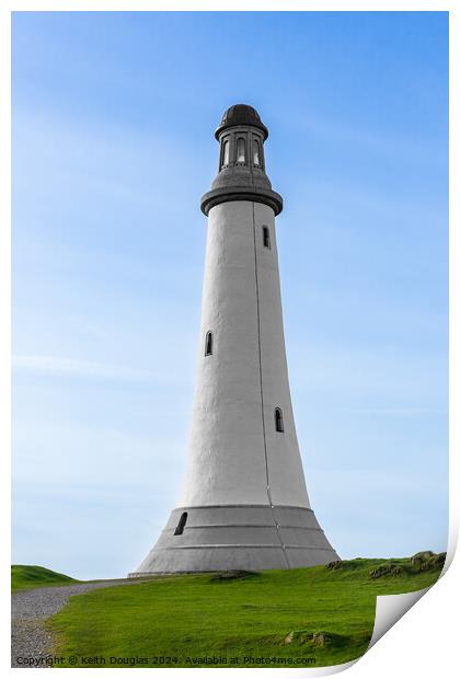 The Hoad Monument, Ulverston (portrait) Print by Keith Douglas