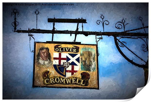 The Oliver Cromwell Print by Keith Douglas
