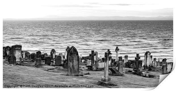 Graveyard-on-Sea Print by Keith Douglas