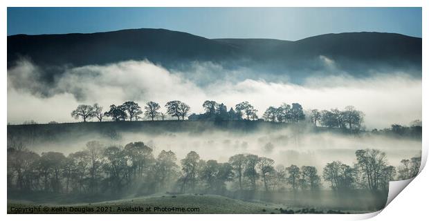 Ullswater Morning Mist Print by Keith Douglas