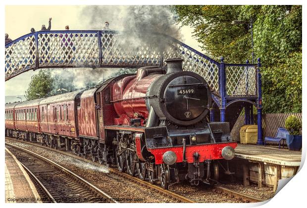 Steam Train on the Furness Line Print by Keith Douglas