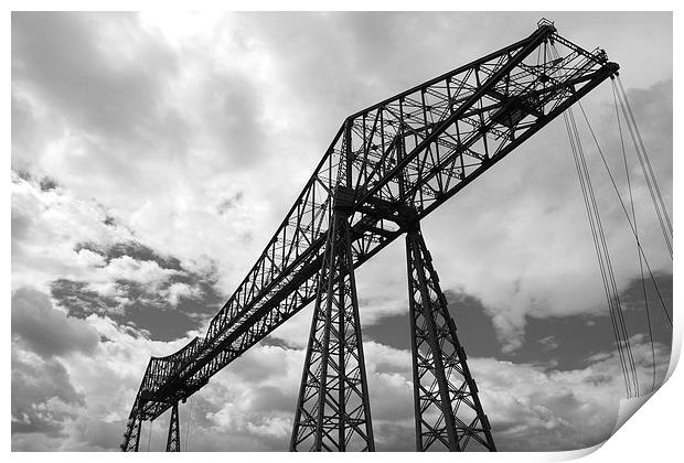 Transporter bridge Print by mazza and beksa beksa