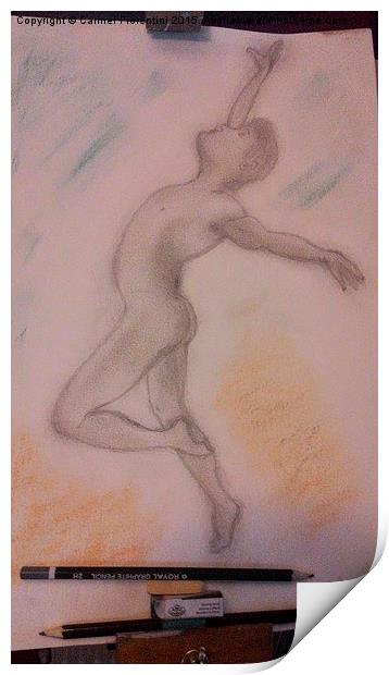  Dancer Print by Carmel Fiorentini