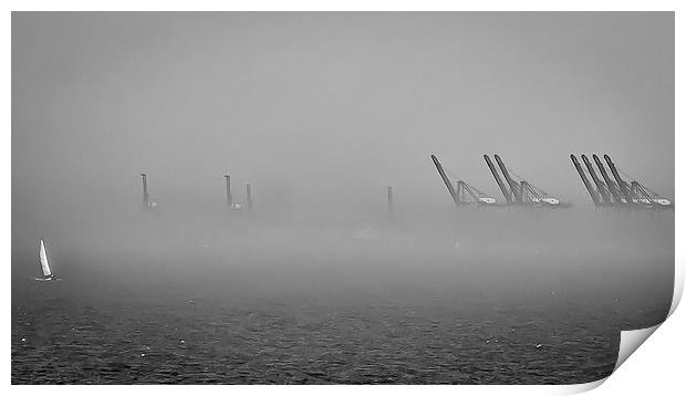 Emerging from the Mist Print by matthew  mallett