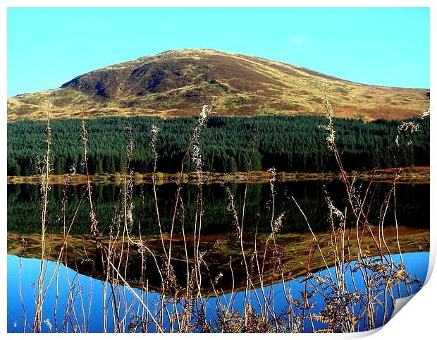  Loch Doon 2 Print by Derek Burton