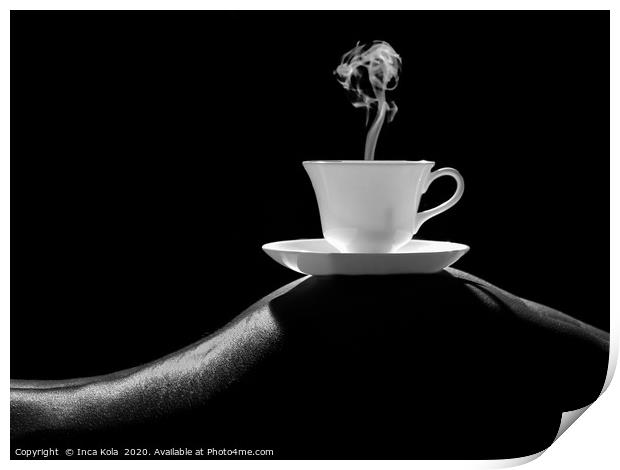 Just My Cup Of Tea Print by Inca Kala