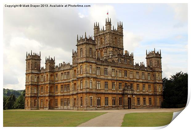 Downton Abbey Print by Mark Draper