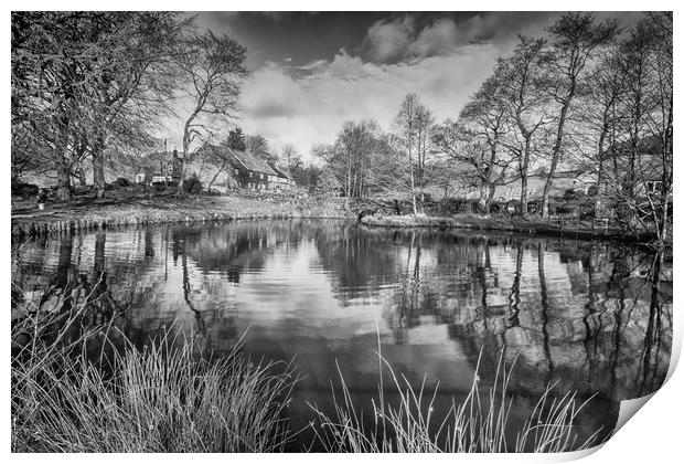 Lumsdale Middle Pond Print by Jason Moss
