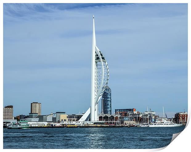  spinnaker tower Print by nick wastie